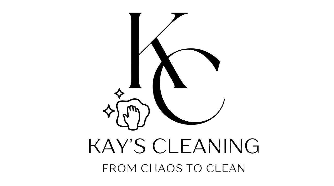 Kay's Cleaning — From Chaos to Clean logo